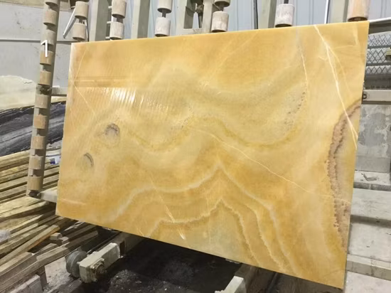 Natural Stones Orange Jade Yellow Onyx for Interior Floor Wall tiles slabs